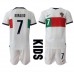 Günstige Portugal Cristiano Ronaldo #7 Babykleidung Auswärts Fussballtrikot Kinder WM 2022 Kurzarm (+ kurze hosen)